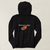 Galaxy's rand in het universum l Zwart Hoodie (Design achterkant)