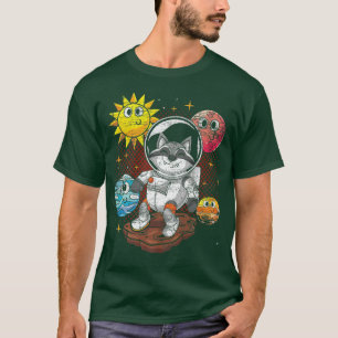 Galay Forest Dierenvriend Cute Planets Astronaut R T-shirt