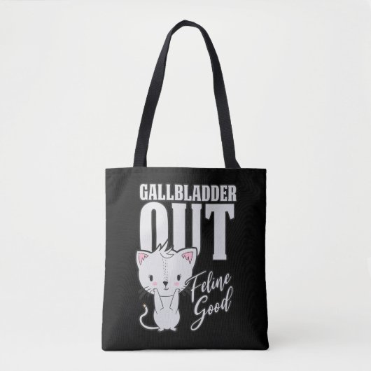 Galblaas Feline Good Surgery Cat Lover Tote Bag (Voorkant)