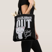 Galblaas Feline Good Surgery Cat Lover Tote Bag (Dichtbij)