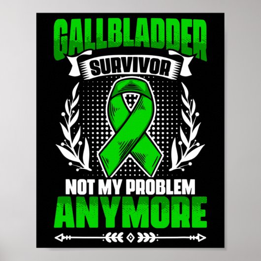 Galblaas Survivor - Galwegkanker Galblaas Poster (Voorkant)