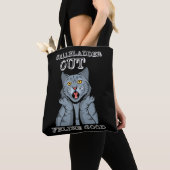 Galblaaschirurgische ingreep Herstellen Kat Feline Tote Bag (Dichtbij)