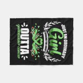 Galblaaskanker Meisje Galwegkanker Galblaas Fleece Deken (Voorkant (Horizontaal))