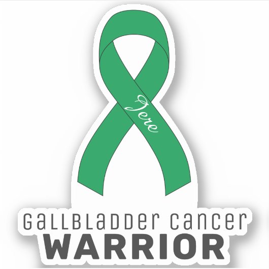 Galblaaskanker VinylSticker Sticker (Voorkant)