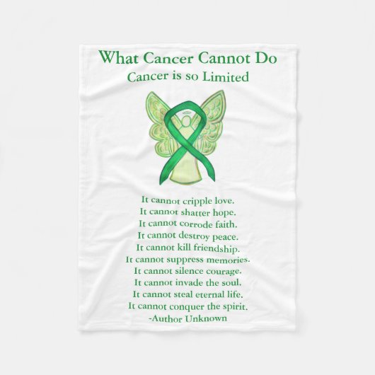 Galblaaskankerbewuster Ribbon Chemo Blanket Fleece Deken (Voorkant)