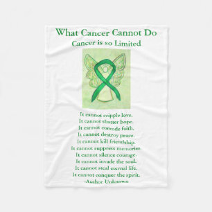 Galblaaskankerbewuster Ribbon Chemo Blanket Fleece Deken