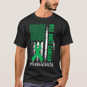 Galblaaswegkanker bewustzijn Kelly groene lint VS  T-shirt