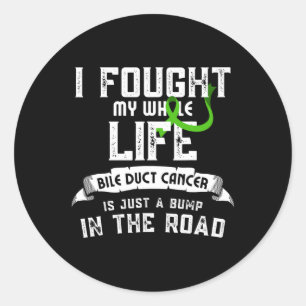 Galblaaswegkanker Hobbel In De Weg Ronde Sticker