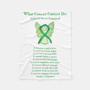 Galbladerkanker Bewustheid chemo Blanket Fleece Deken
