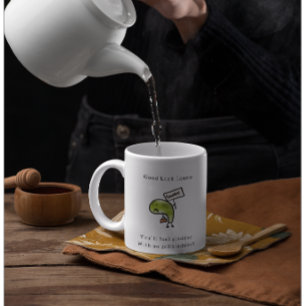 Galblazer Verwijderen Goede Luck Tweekleurige Koffiemok