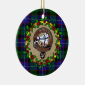 Galbraith Clan Badge & Tartan Persoonlijke mas Keramisch Ornament (Rechts)