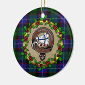 Galbraith Clan Badge & Tartan Persoonlijke mas Keramisch Ornament (Links)