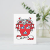 Galbraith Family Crest Briefkaart (Staand voorkant)