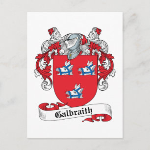 Galbraith Family Crest Briefkaart