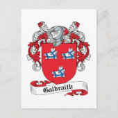 Galbraith Family Crest Briefkaart (Voorkant)