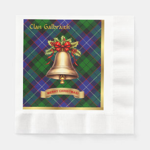 Galbraith gepersonaliseerde Tartan kerst Servet