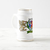 Galbraith Irish Shield Beer Stein Bierpul (Voorkant links)