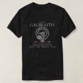Galbraith Maroon Clan crest Schotse achternaam tar T-shirt (Design voorkant)
