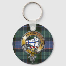 Galbraith Tartan & Badge Sleutelhanger