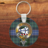 Galbraith Tartan & Badge Sleutelhanger (Voorkant)