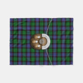 Galbraith Tartan en Sporran Fleece Deken (Voorkant (Horizontaal))