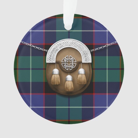 Galbraith Tartan en Sporran Ornament (voorkant)