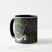 Galbraith Tartan Skull-Mok Mok (Voorkant links)