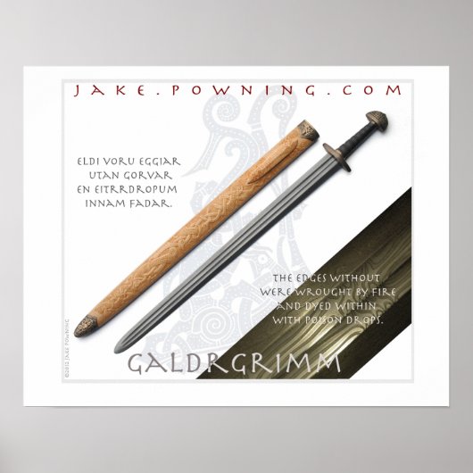 Galdrgrimm door Jake Powning Poster (Voorkant)