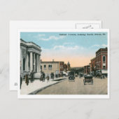 Galena Ave., Dixon, IL Vintage Briefkaart (Voorkant / Achterkant)