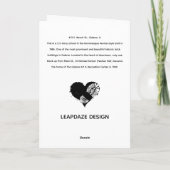 Galena Feehan Hall Historisch gebouw Feestdagen Kaart (Achterkant)