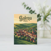 Galena (Illinois) Briefkaart (Staand voorkant)