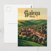 Galena (Illinois) Briefkaart (Voorkant / Achterkant)