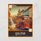 Galena, Illinois |  Briefkaart (Voorkant)