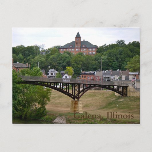 Galena, Illinois Briefkaart (Voorkant)