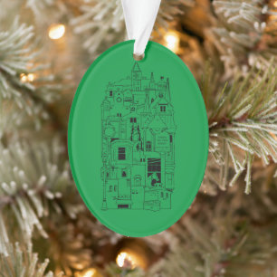 Galena Illinois collage Ornament