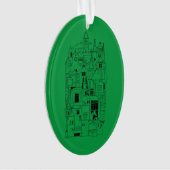 Galena Illinois collage Ornament (voorkant)