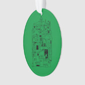 Galena Illinois collage Ornament (voorkant)