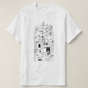 galena illinois collage t-shirt