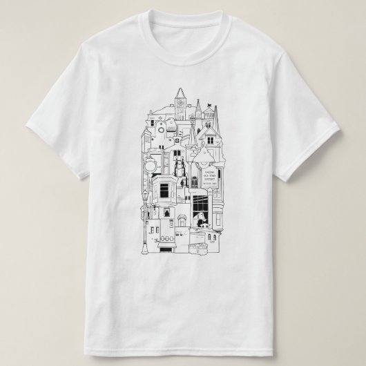 galena illinois collage t-shirt (Design voorkant)