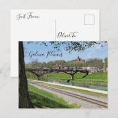 Galena, Illinois Keepomwille Memorabilia Briefkaart (Voorkant / Achterkant)