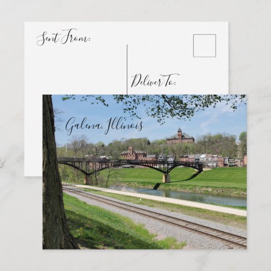 Galena, Illinois Keepomwille Memorabilia Briefkaart (Voorkant / Achterkant)