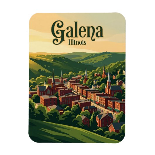 Galena (Illinois) Magneet (Verticaal)