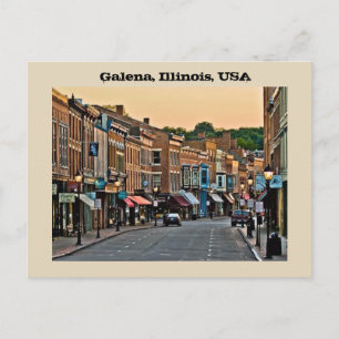 Galena, Illinois, Verenigde Staten van Amerika Briefkaart