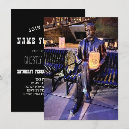 Galena Luminaria Grant Bench Kaart (Voorkant / Achterkant)