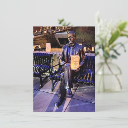 Galena Luminaria Grant Bench Kaart (Staand voorkant)