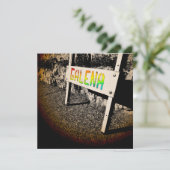 galena stoepbord kaart (Staand voorkant)