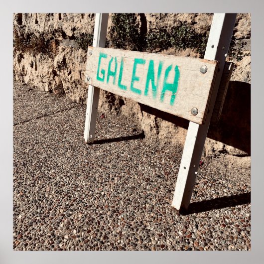 galena stoepbord poster (Voorkant)