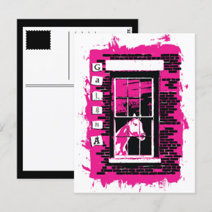Galena Window Horse Briefkaart