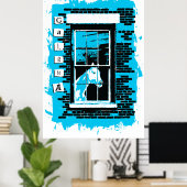 Galena Window Horse Poster (Thuiskantoor)