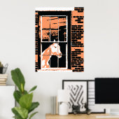 Galena Window Horse Poster (Thuiskantoor)